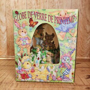 Vintage Collectible Spring Water Globe Egg-Shaped w/Musical Easter Parade NEW